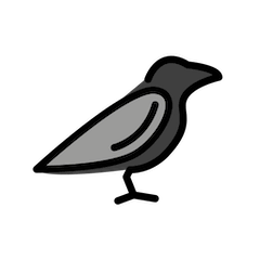 นกสีดำ on Openmoji