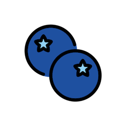 Blueberries Emoji in Openmoji