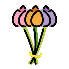 Bouquet on Openmoji