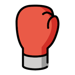 Luva de boxe Emoji Openmoji