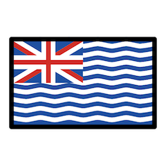 Флаг Британской территории в Индийском океане Эмодзи в Openmoji