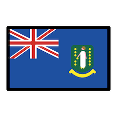 Bandeira das Ilhas Virgens Britânicas Emoji Openmoji