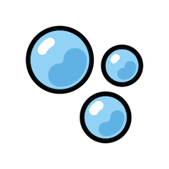 🫧 Bubbles Emoji in Openmoji