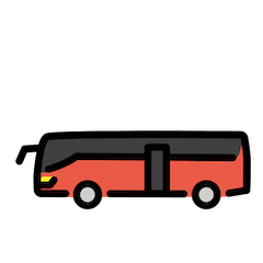 Bus on Openmoji