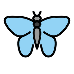 🦋 Butterfly Emoji in Openmoji