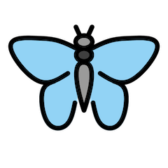 Butterfly on Openmoji