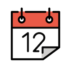 Kalender Emoji Openmoji