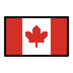 Bandera de Canadá Emoji Openmoji