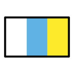 Bandiera delle Isole Canarie Emoji Openmoji