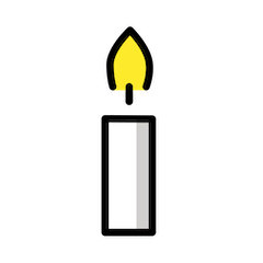蜡烛 on Openmoji