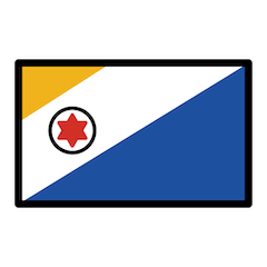 Флаг Бонэйр Эмодзи в Openmoji