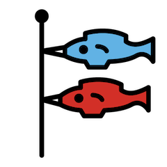 🎏 Bendera Ikan Koi Emoji Di Openmoji