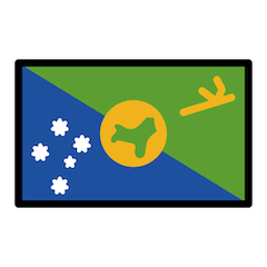 🇨🇽 Bandeira da Ilha do Natal Emoji nos Openmoji
