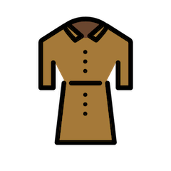 Coat on Openmoji