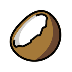 Kookospähkinä on Openmoji