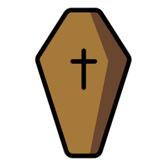 Coffin on Openmoji