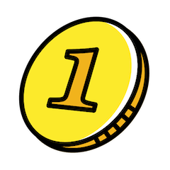 🪙 Münze Emoji auf Openmoji
