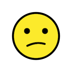 😕 Cara com expressão confusa Emoji nos Openmoji