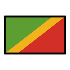 Kongon Tasavallan Lippu on Openmoji