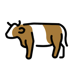 Cow Emoji in Openmoji
