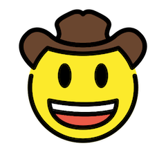 Cowboygesicht on Openmoji