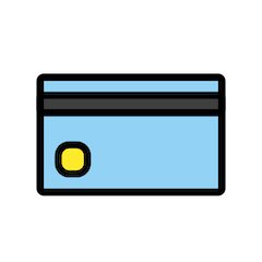 Tarjeta de crédito Emoji Openmoji