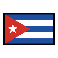 쿠바 깃발 on Openmoji