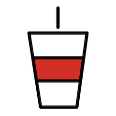 Cup With Straw Emoji in Openmoji