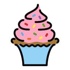 Cupcake Émoji Openmoji