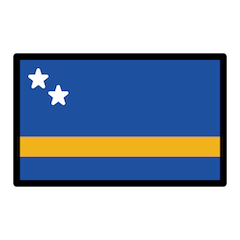 Bandiera di Curaçao Emoji Openmoji