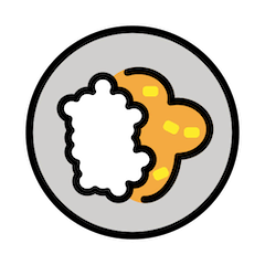 Arroz con curry Emoji Openmoji