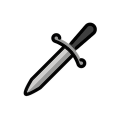 Dagger on Openmoji