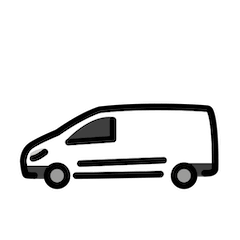 Delivery Truck Emoji in Openmoji
