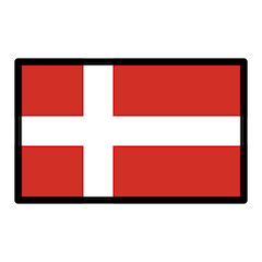 丹麦国旗 on Openmoji