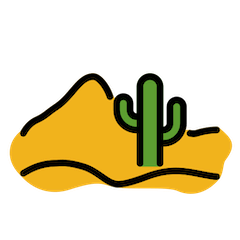 Desierto Emoji Openmoji