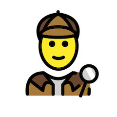 Detective Emoji in Openmoji