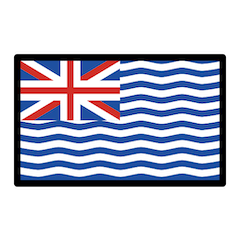 Bandeira da Ilha Diego Garcia Emoji Openmoji
