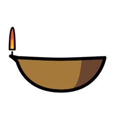 Lâmpada diya Emoji Openmoji