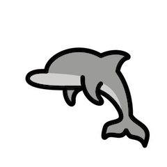 🐬 Delfin Emoji auf Openmoji