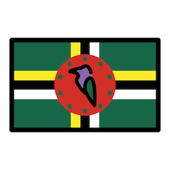 🇩🇲 Флаг Доминики Эмодзи в Openmoji
