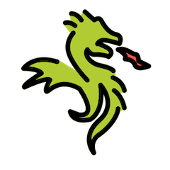 Dragon Emoji in Openmoji