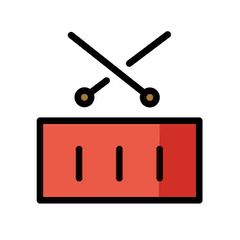 🥁 Tambor Emoji en Openmoji