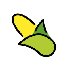 🌽 Ear of Corn Emoji in Openmoji