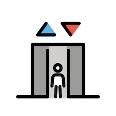 Elevator Emoji in Openmoji