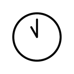Eleven O’clock Emoji in Openmoji