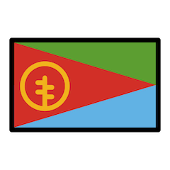 इरिट्रिया का झंडा on Openmoji