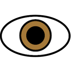 👁️ Auge Emoji auf Openmoji