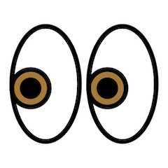 👀 Eyes Emoji in Openmoji