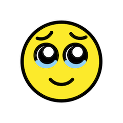 🥹 Cara aguantándose las lágrimas Emoji en Openmoji