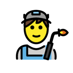 Fabrikarbeiter(in) Emoji Openmoji